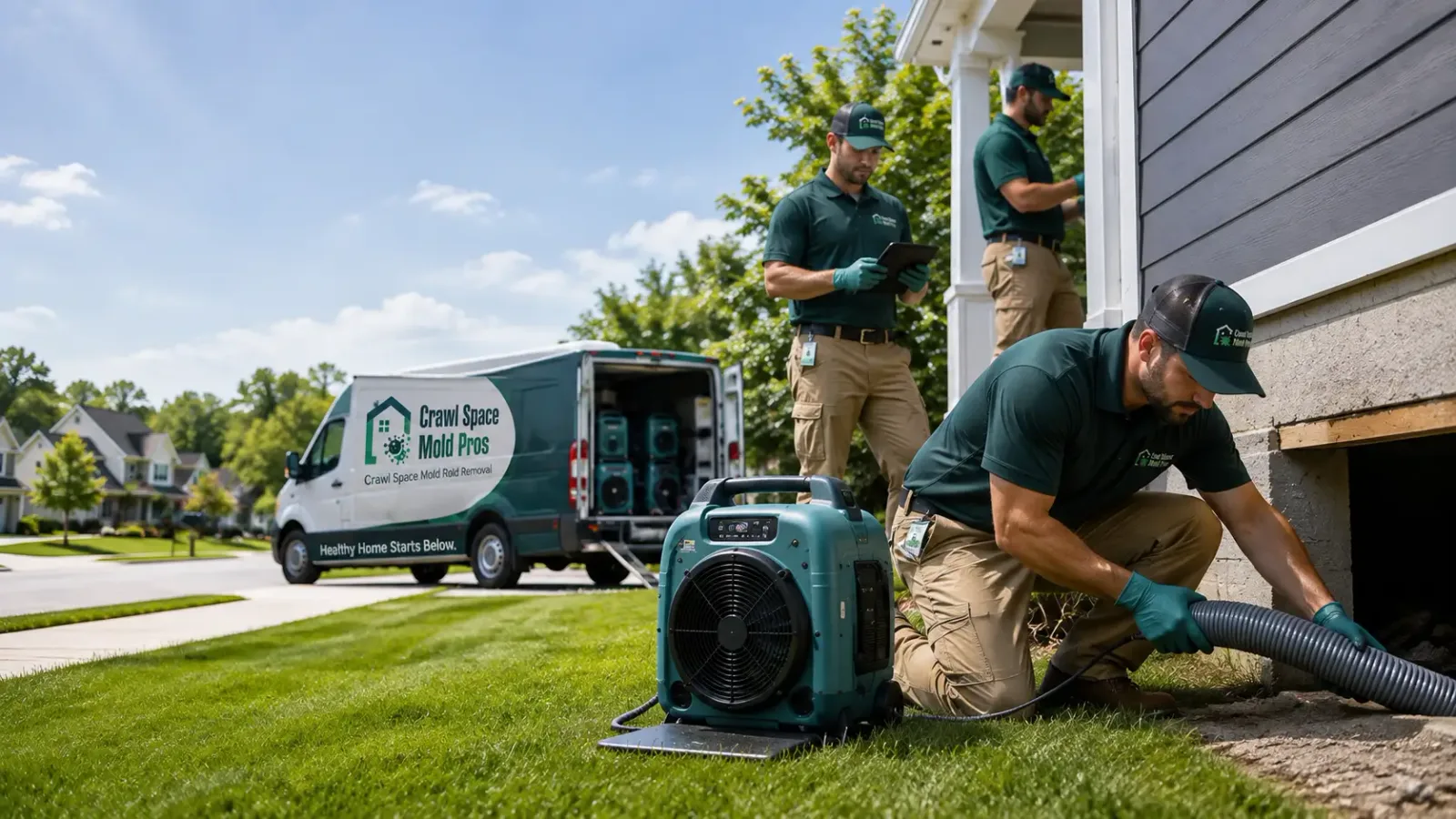 Crawl Space Mold Removal in Clairton, PA